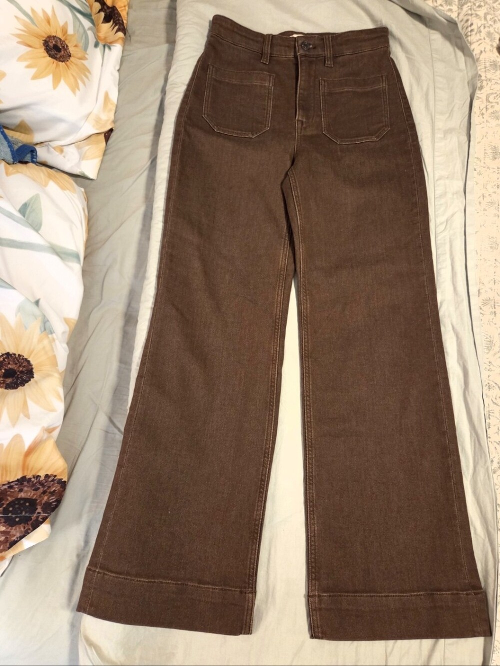 Womens Faherty Wide Leg Pants